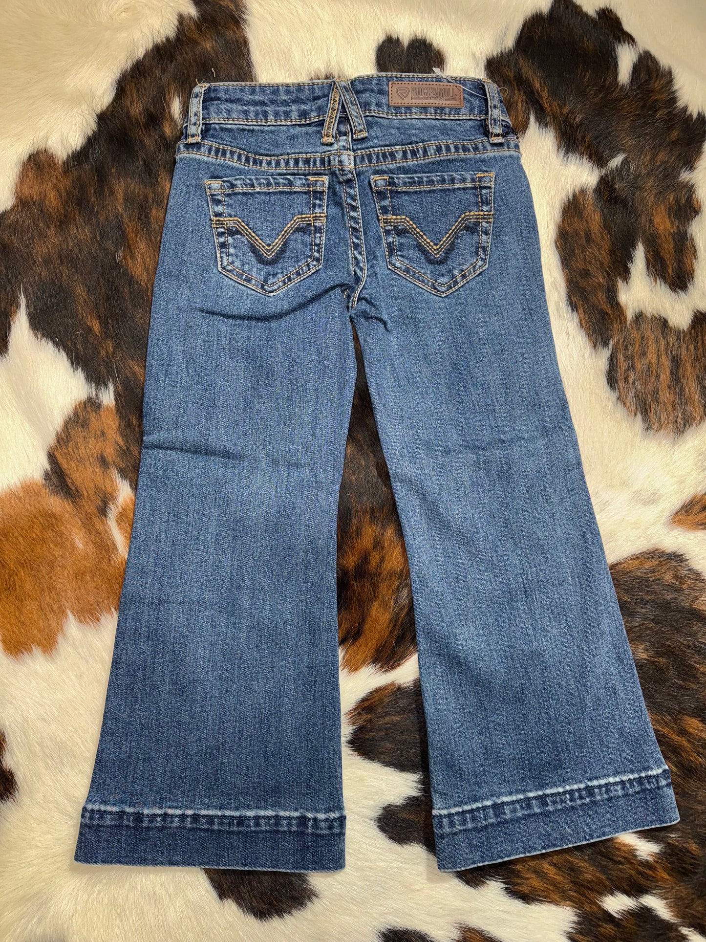 Rock & Roll Girl's Signature V Trouser Jean