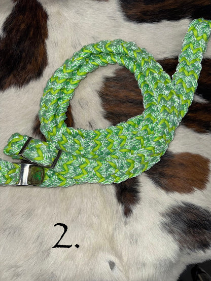Gale Beebe 9 Strand Barrel Rein