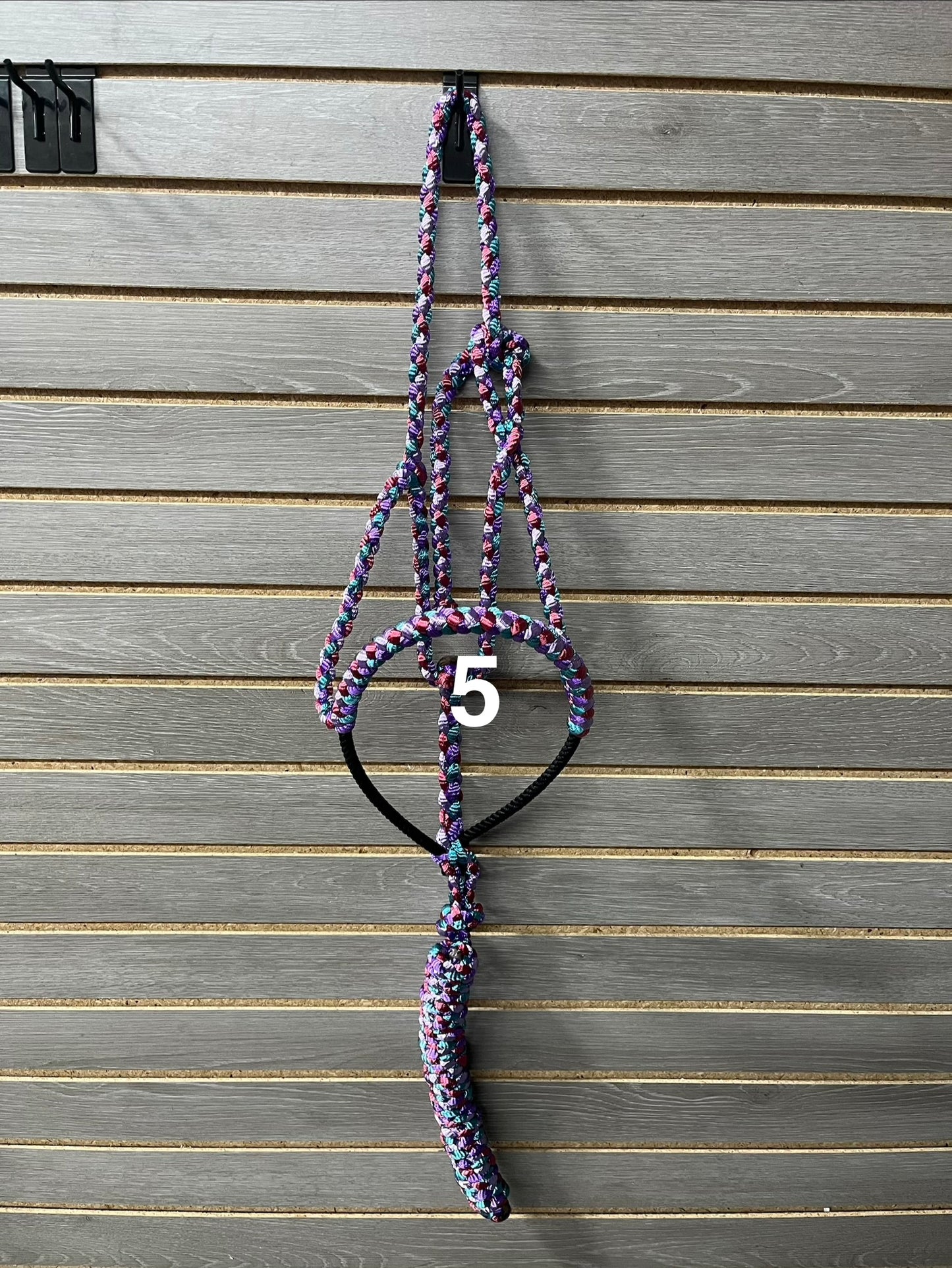 LMB Mule Tape Wrapped Rope Nose Halter - Multicolor