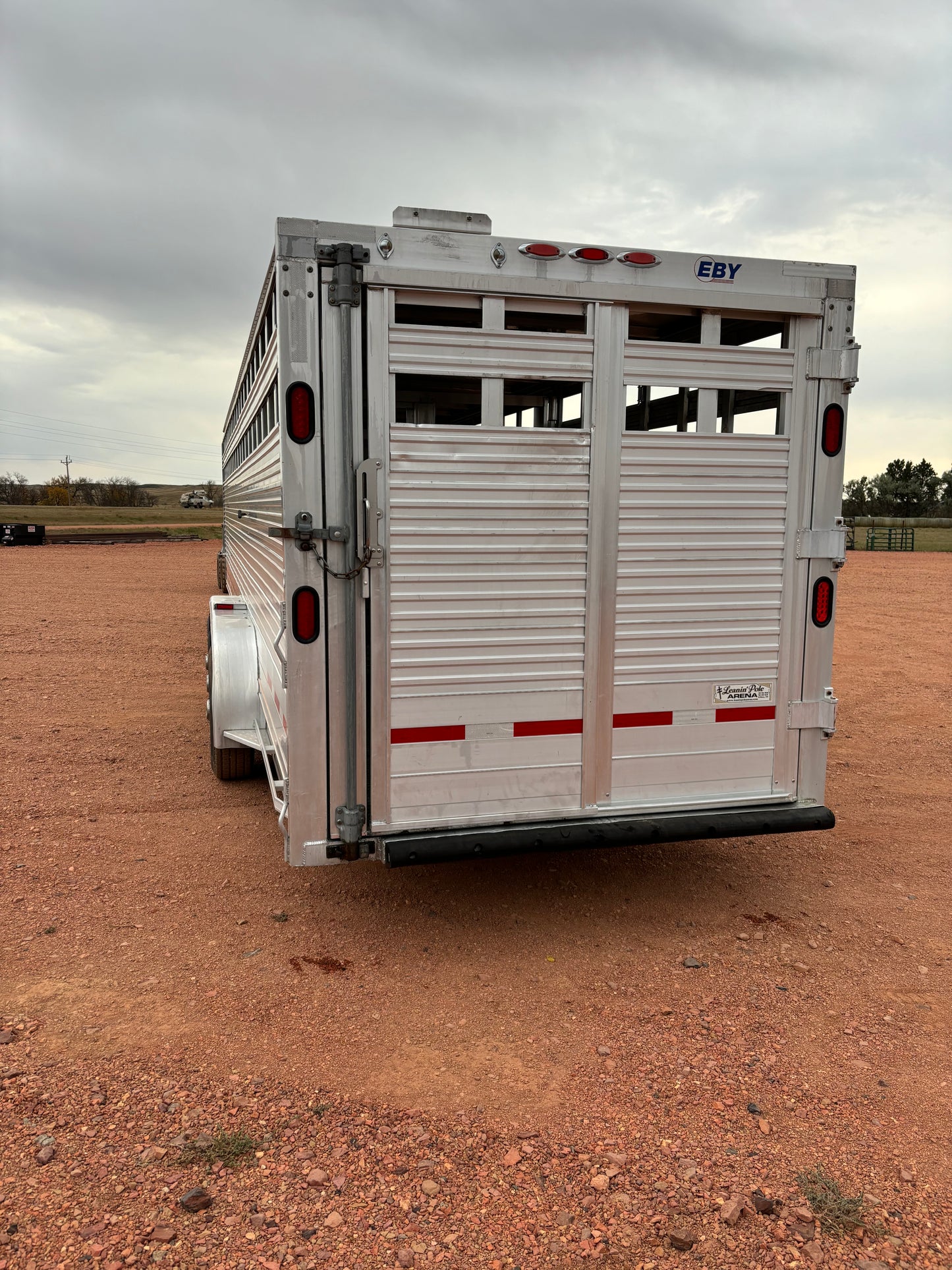 2013 EBY Maverick 30' Stock Trailer