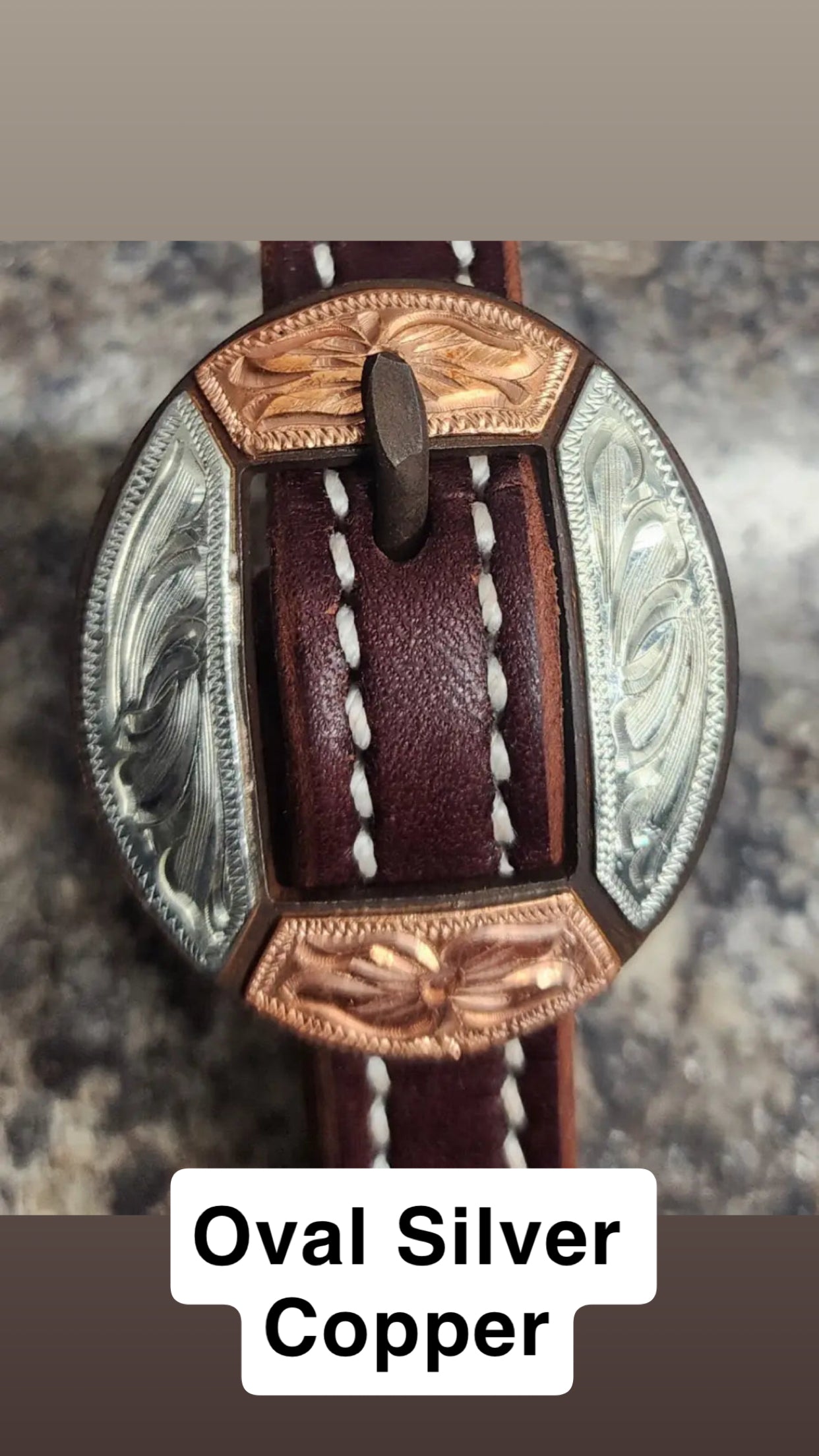 Cowperson Tack Slit Ear Headstall 3/4"