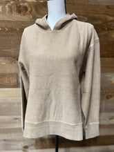 Load image into Gallery viewer, Women&#39;s Mocha Hooded Cord Pullover

