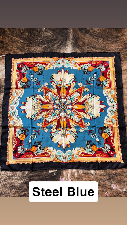 Wyoming Traders Print Silk Wild Rag