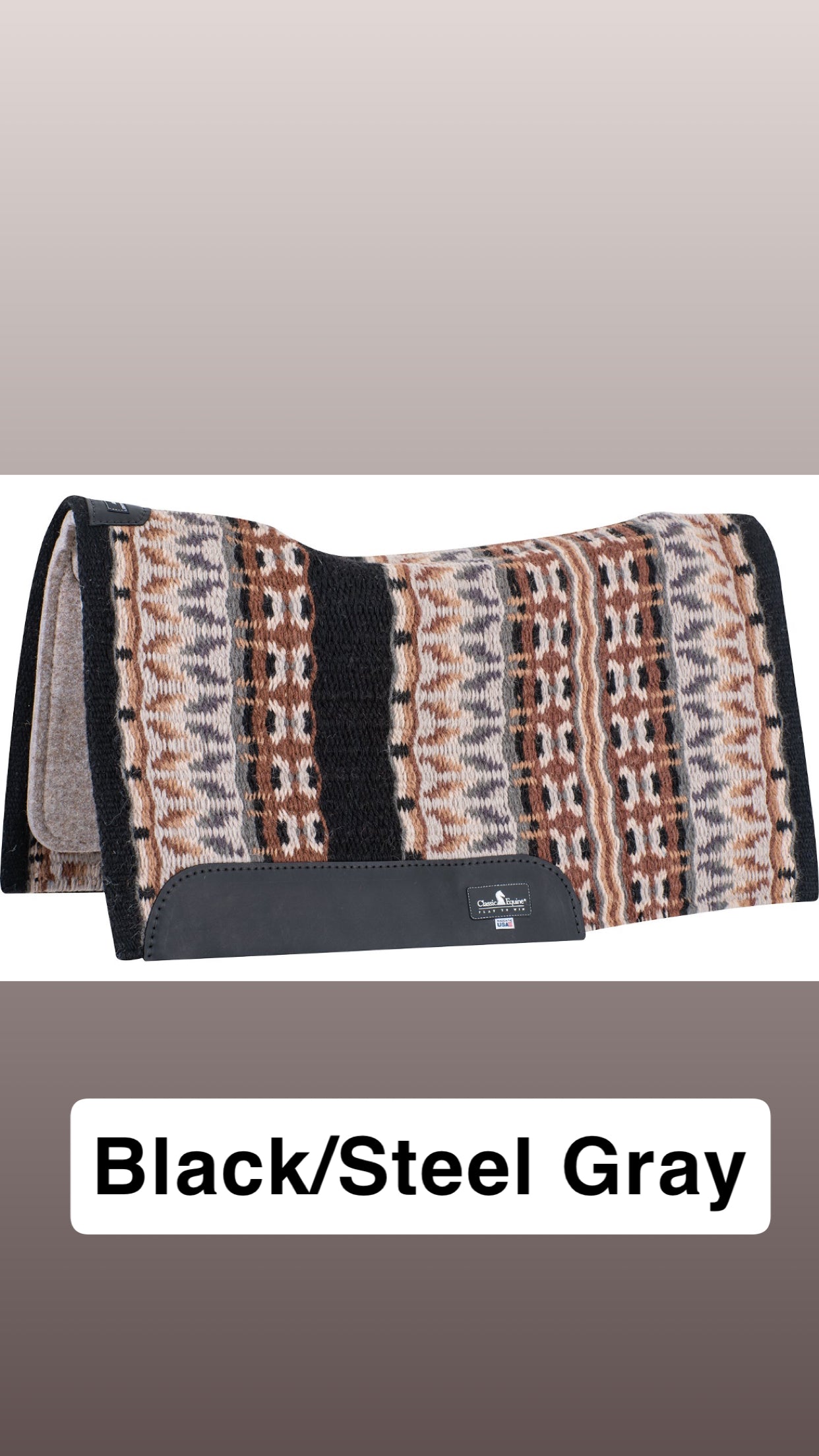 Classic Equine ESP Contour Blanket Top Saddle Pad