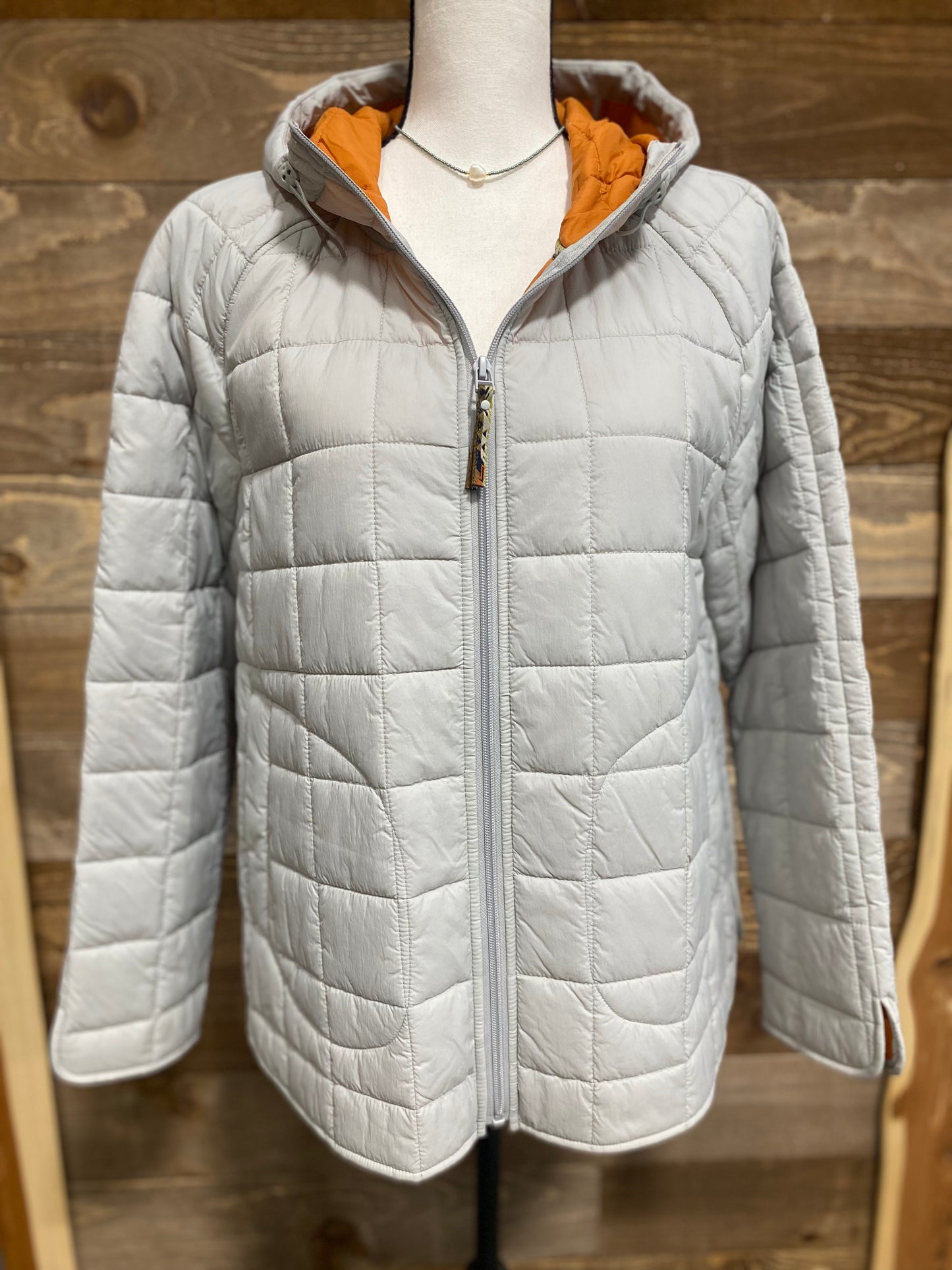 Pendleton Women's Fog OceanSpray Crinkle Quilted Jacket