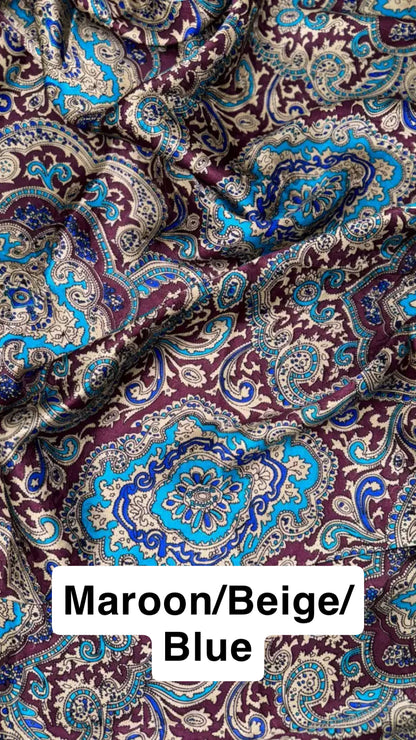 Wyoming Traders Paisley Silk Wild Rag