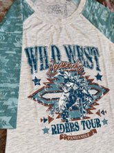 Load image into Gallery viewer, Panhandle Women&#39;s Wild West 3/4 Sleeve T-Shirt
