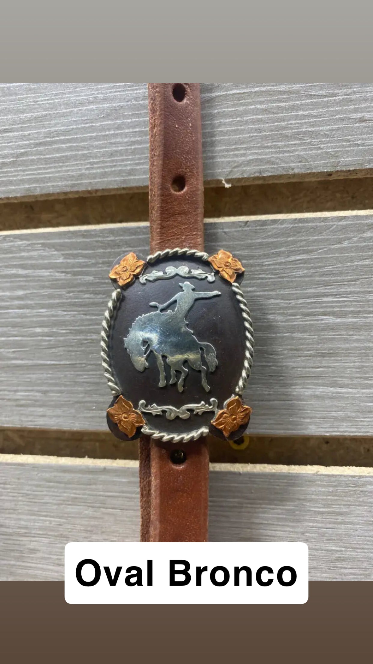 Cowperson Tack Slit Ear Headstall 5/8"