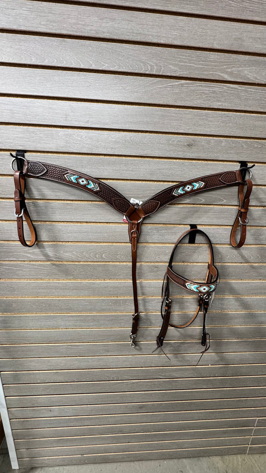 Weaver Beaded Tack Set