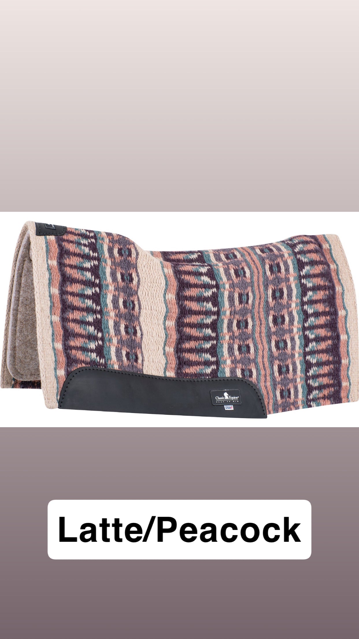 Classic Equine ESP Contour Blanket Top Saddle Pad