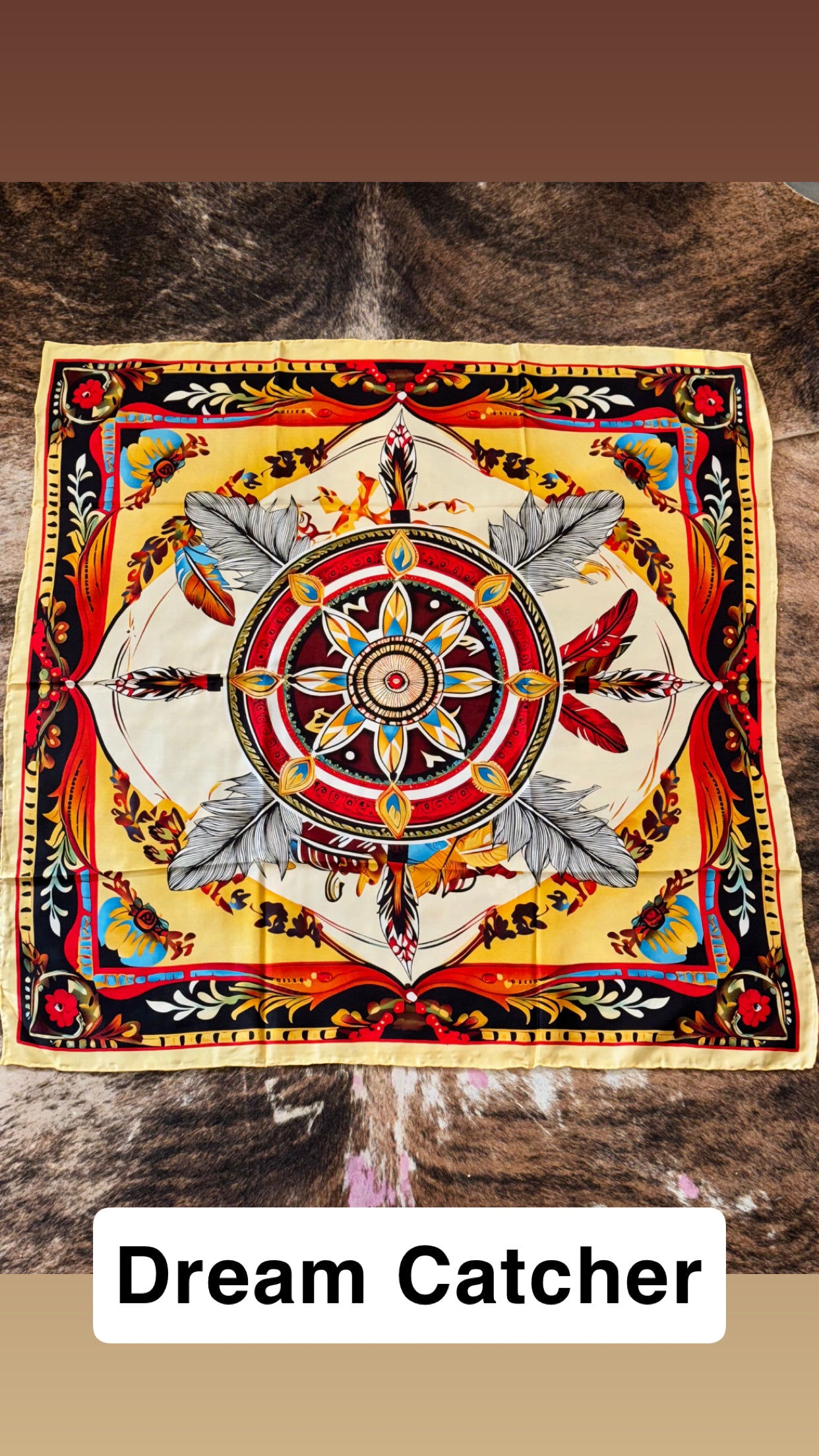 Wyoming Traders Print Silk Wild Rag