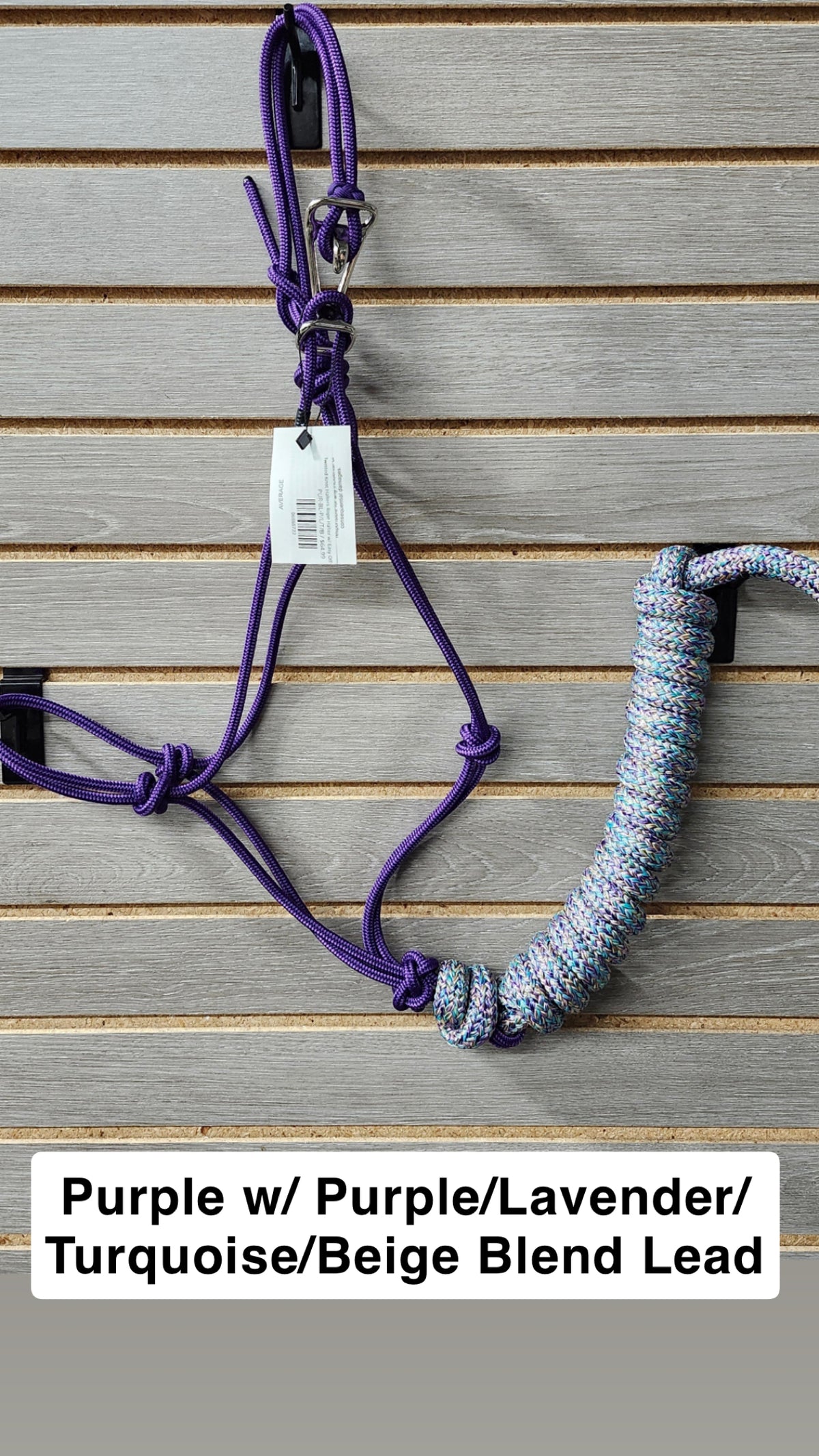 Twisted Knot Halters Rope Halter w/ Easy Off Clip & Lead