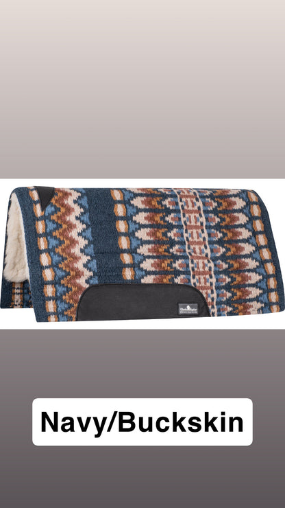 Classic Equine SensorFlex Blanket Top Straight Saddle Pad- 1" Thick
