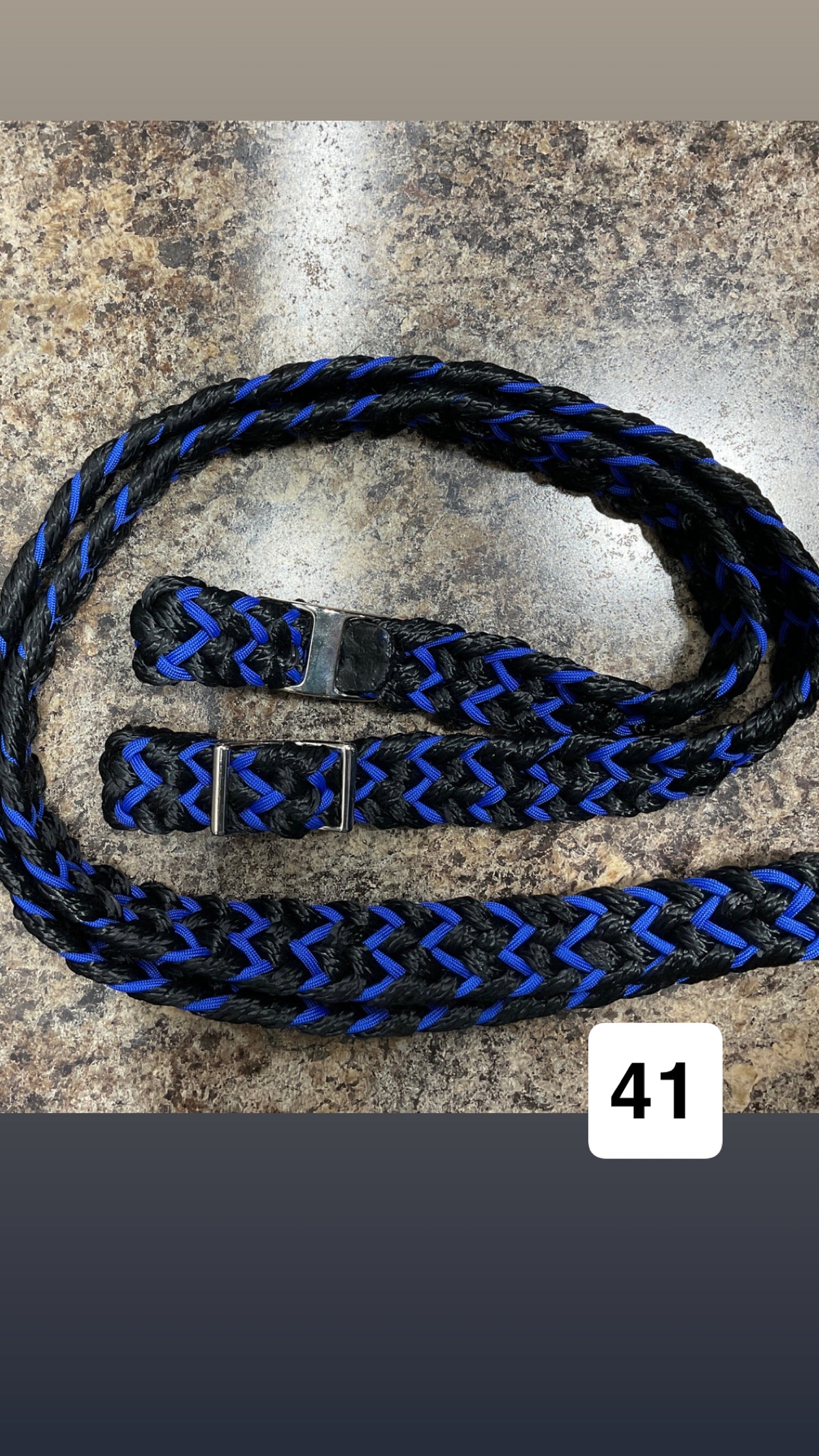 Gale Beebe 9 Strand Barrel Rein