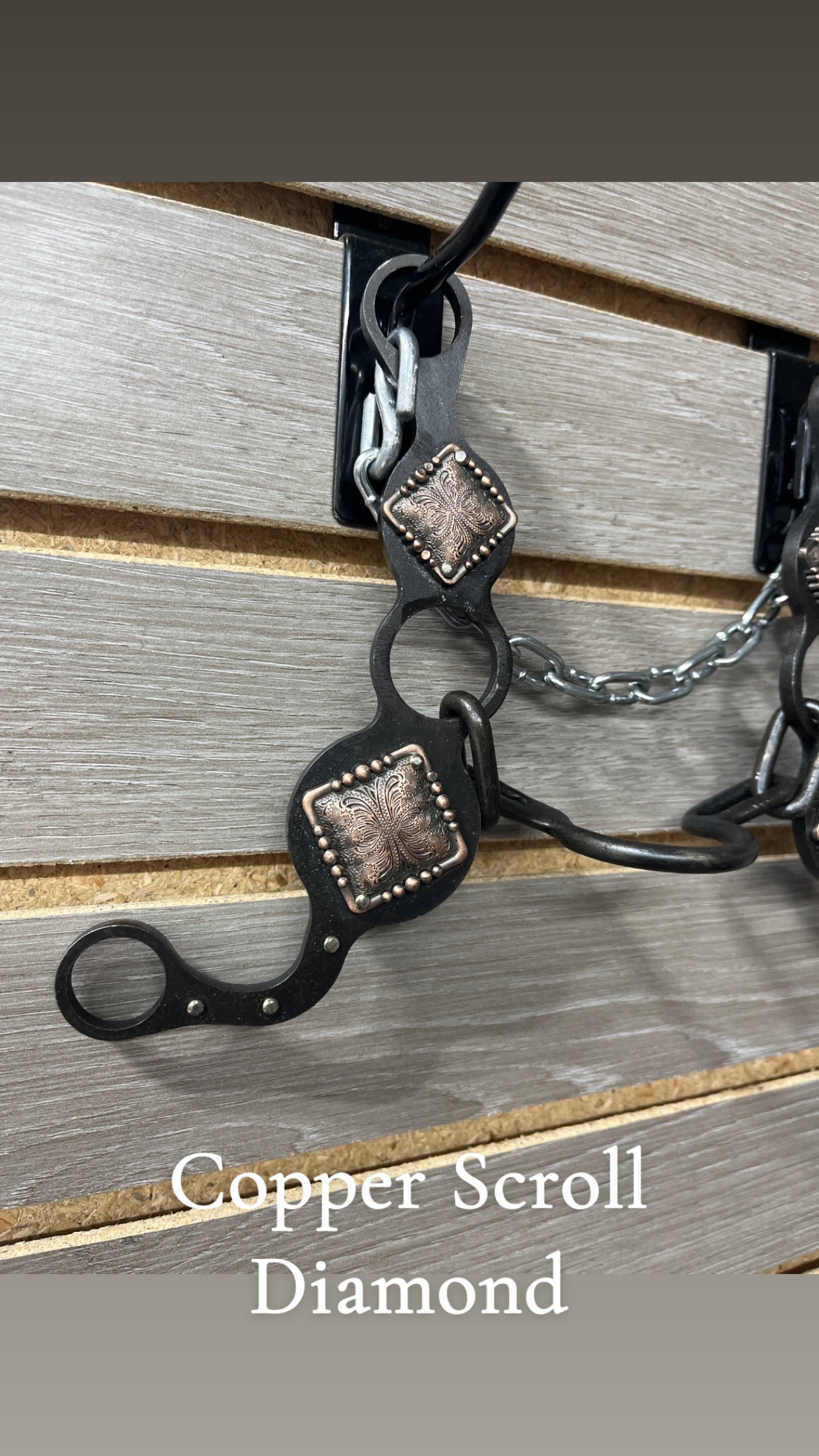 Petska Ported Chain Gag Bit - 7" Shank