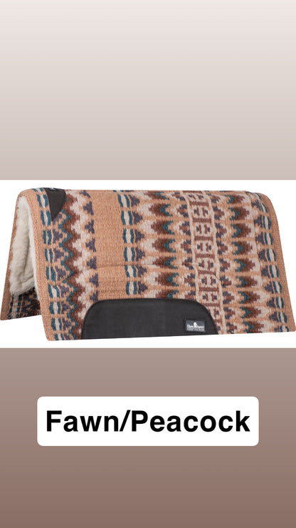 Classic Equine SensorFlex Blanket Top Straight Saddle Pad- 1" Thick