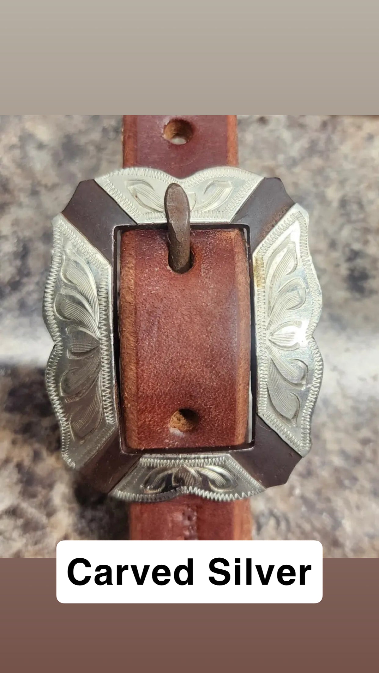 Cowperson Tack Slit Ear Headstall 3/4"