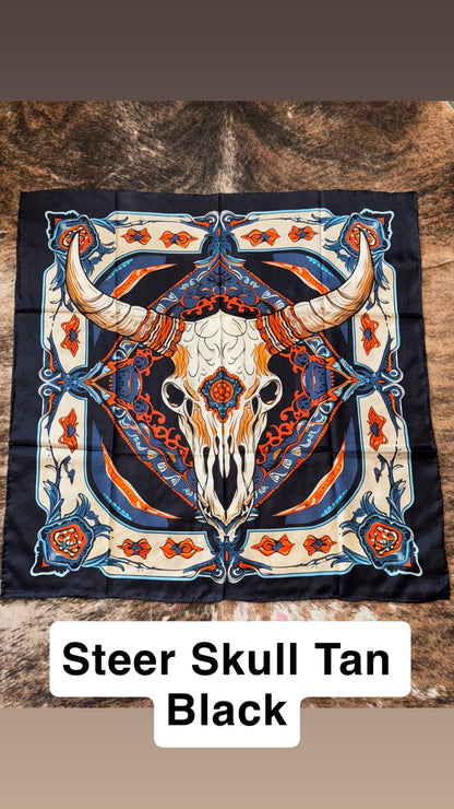 Wyoming Traders Print Silk Wild Rag