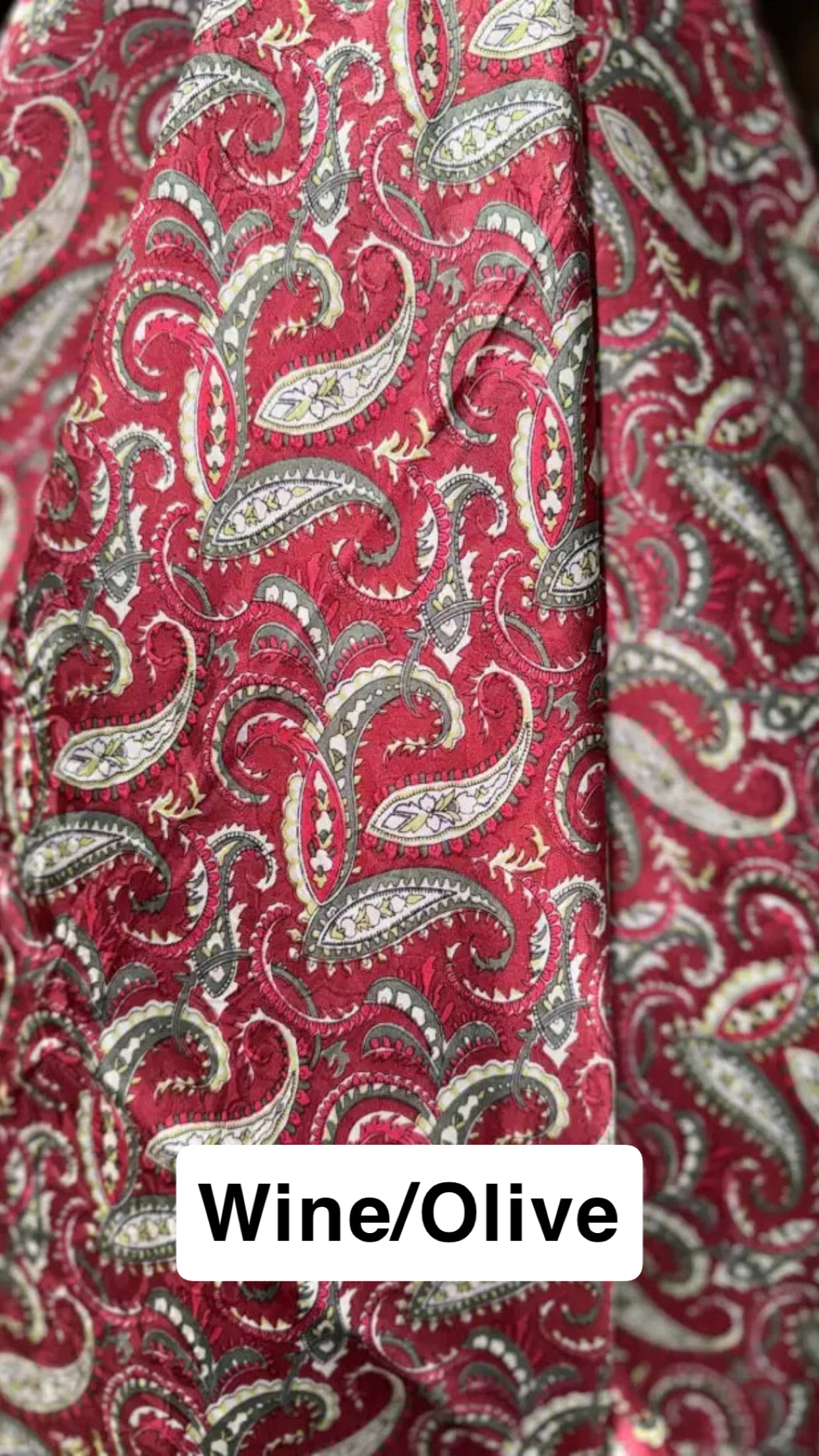 Wyoming Traders Paisley Silk Wild Rag