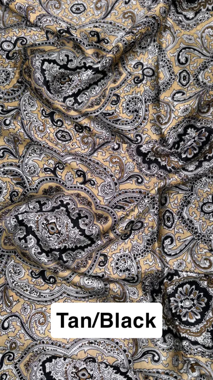Wyoming Traders Paisley Silk Wild Rag