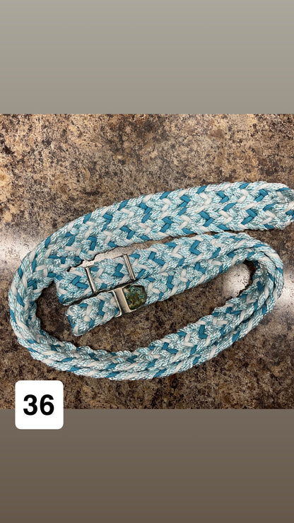 Gale Beebe 9 Strand Barrel Rein