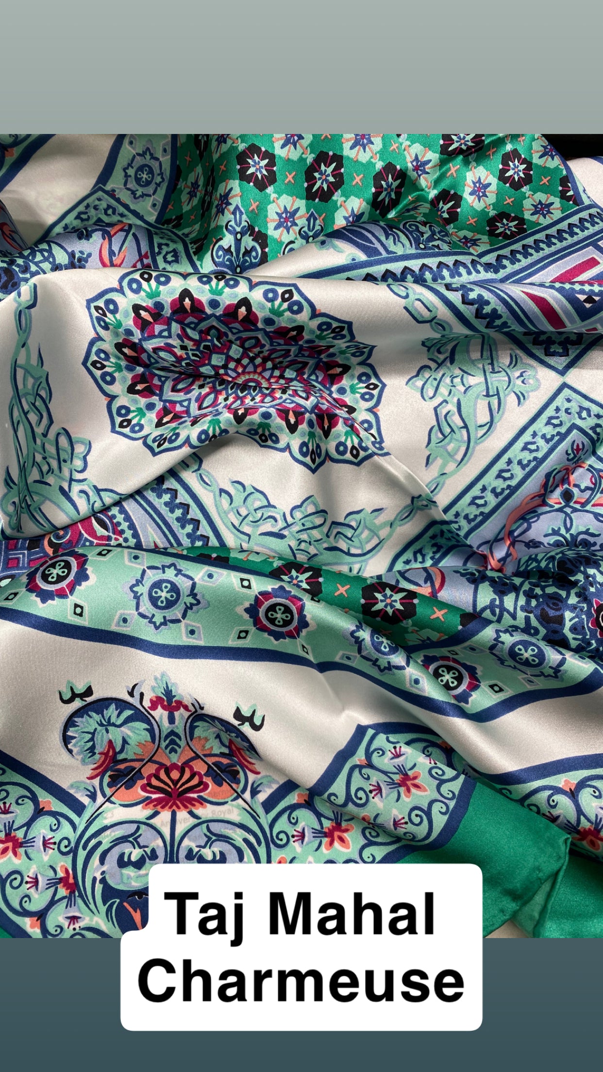 Wyoming Traders Print Silk Wild Rag