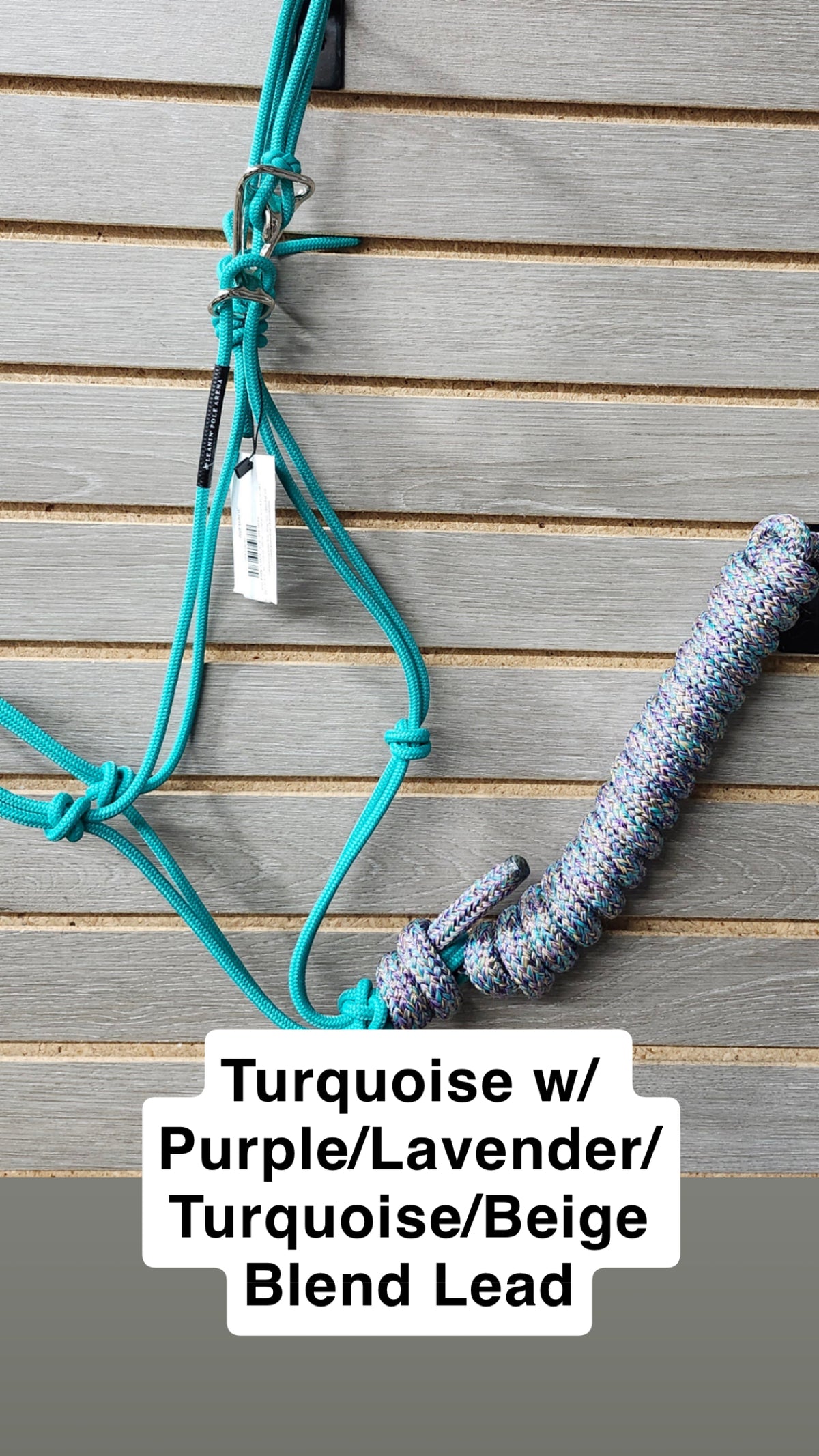 Twisted Knot Halters Rope Halter w/ Easy Off Clip & Lead