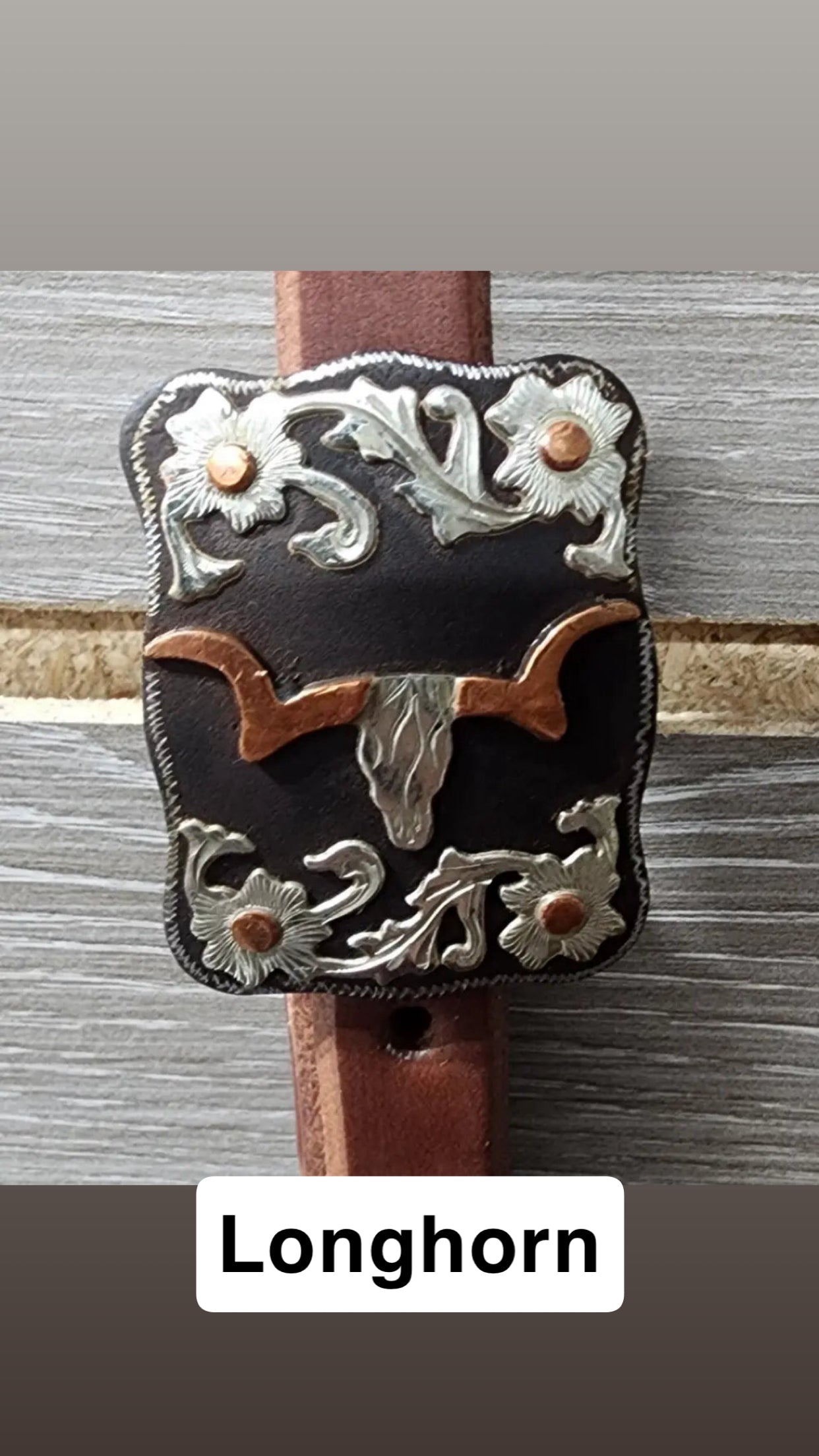 Cowperson Tack Slit Ear Headstall 3/4"
