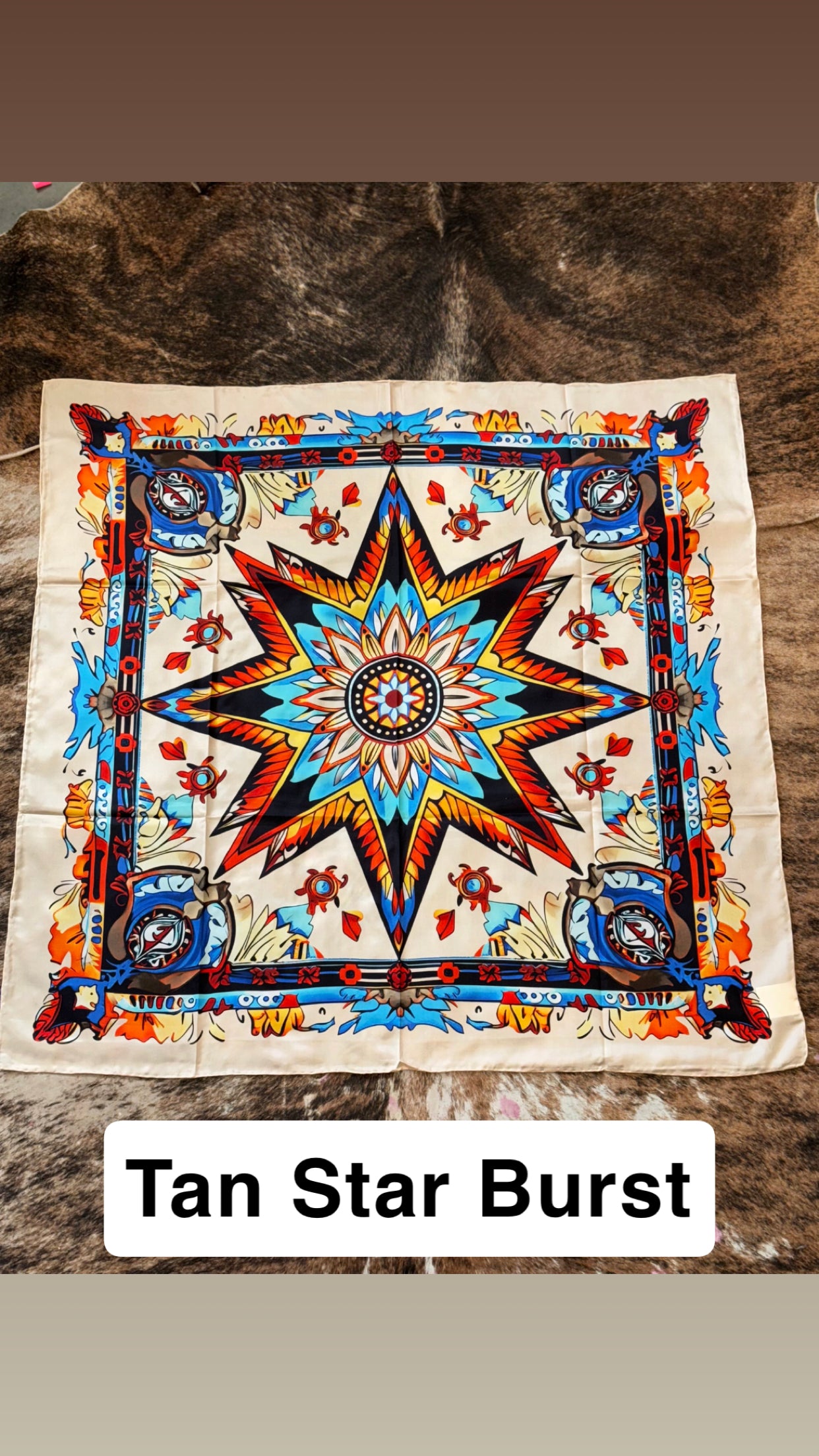 Wyoming Traders Print Silk Wild Rag