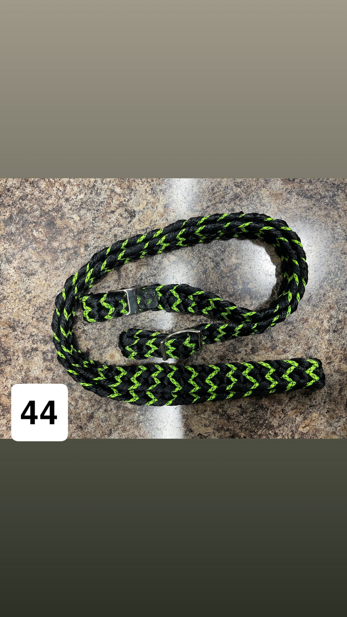 Gale Beebe 9 Strand Barrel Rein