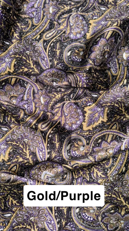Wyoming Traders Paisley Silk Wild Rag