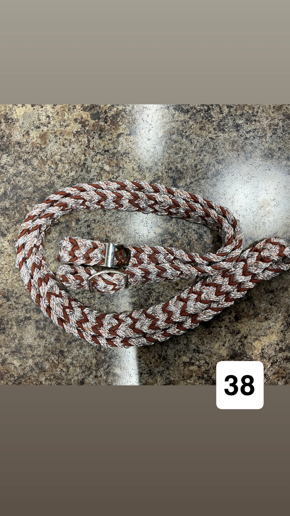 Gale Beebe 9 Strand Barrel Rein