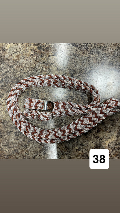 Gale Beebe 9 Strand Barrel Rein