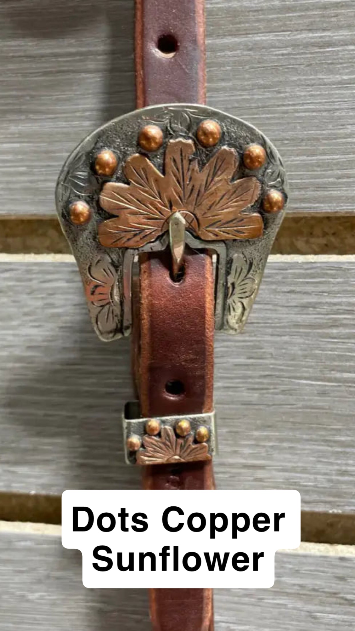 Cowperson Tack Slit Ear Headstall 3/4"