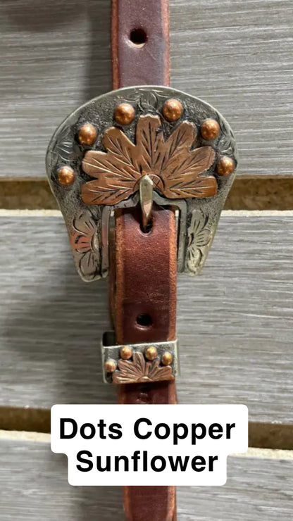 Cowperson Tack Slit Ear Headstall 3/4"