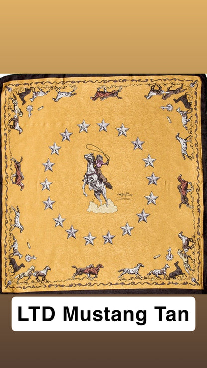 Wyoming Traders Print Silk Wild Rag