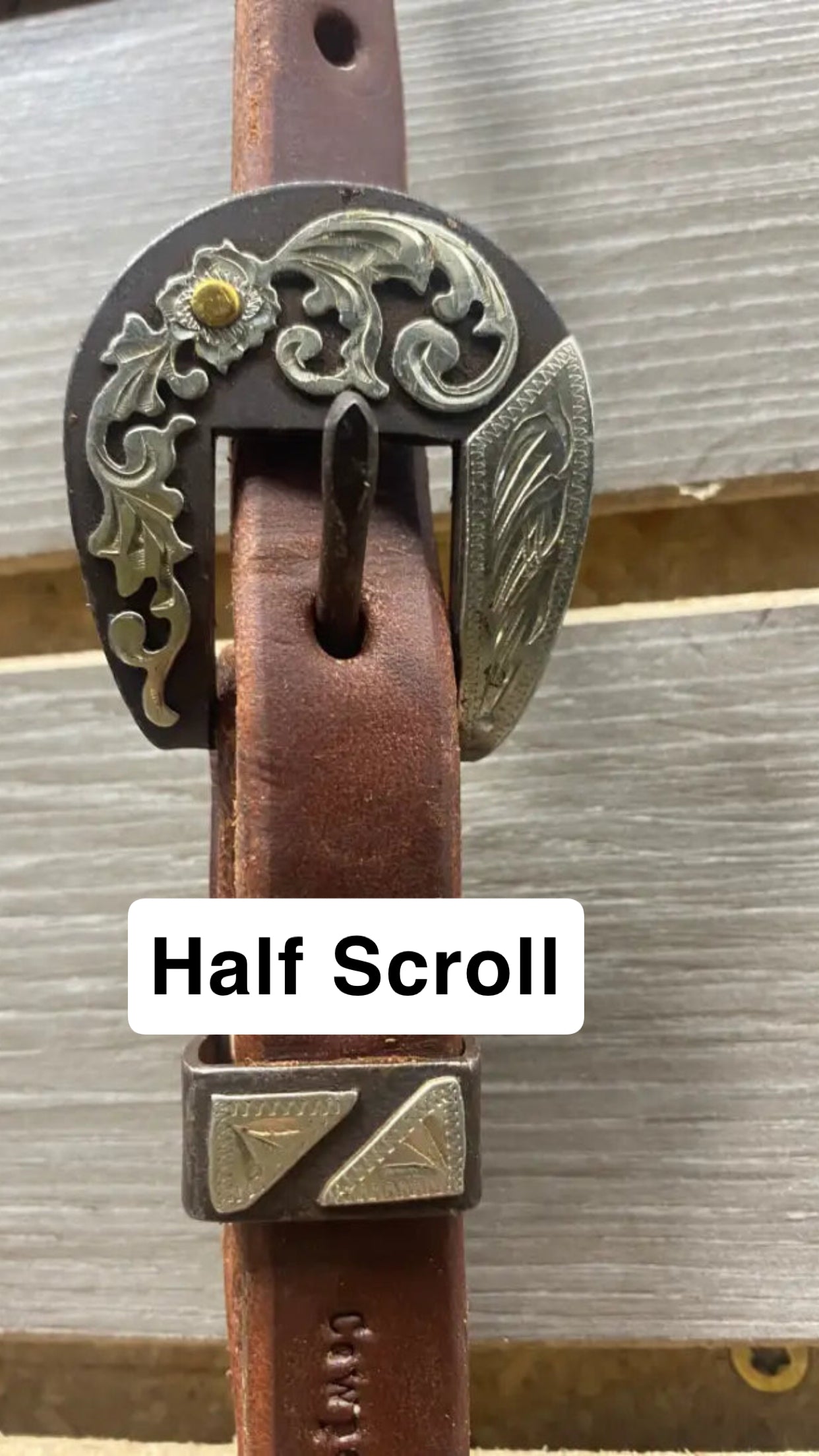 Cowperson Tack Browband Double Buckle Headstall