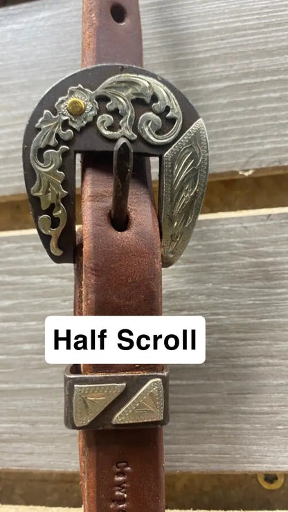 Cowperson Tack Browband Double Buckle Headstall