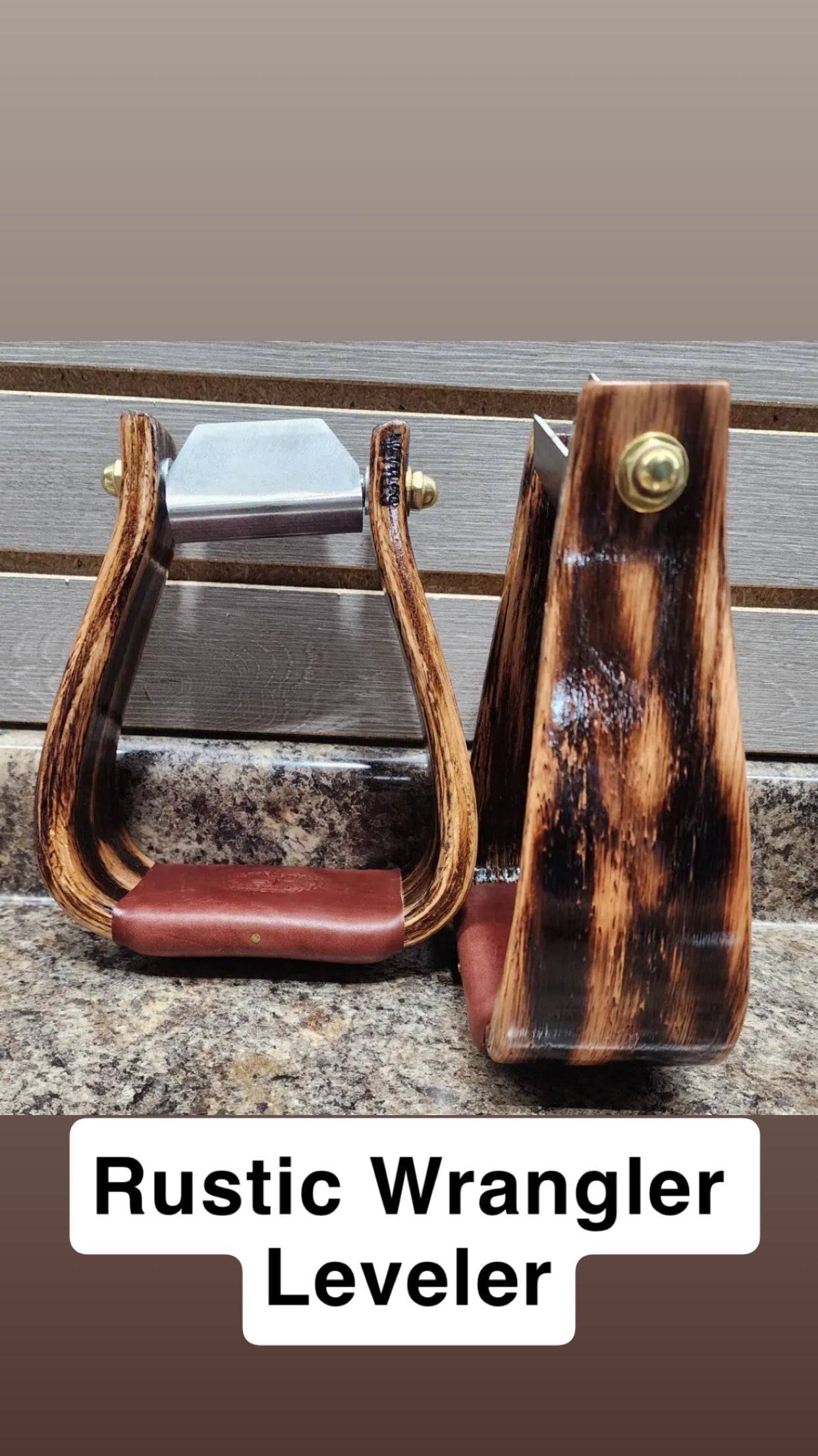 Nettles Stirrups "Deep Roper" - Regular 3"