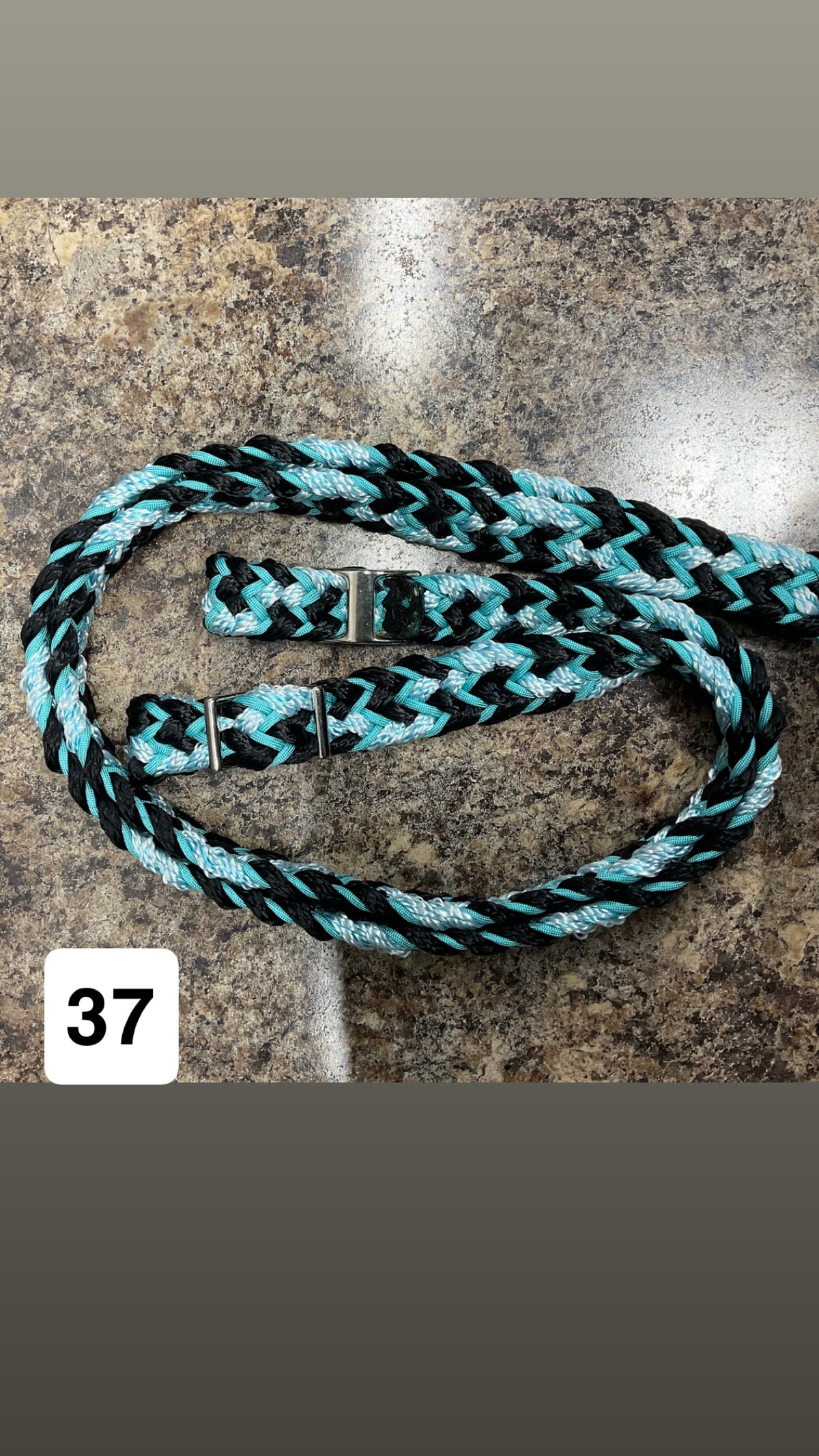 Gale Beebe 9 Strand Barrel Rein