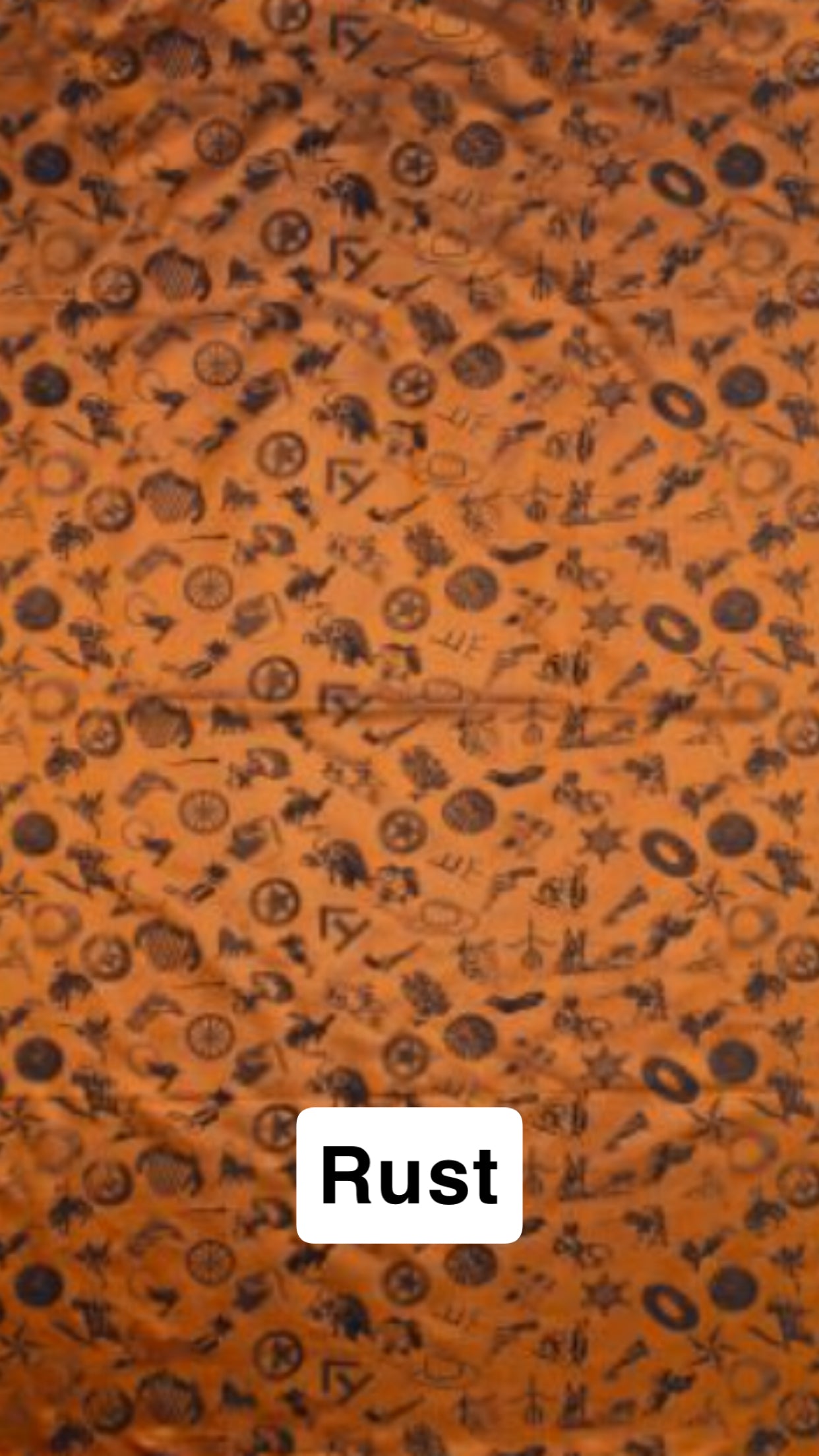 Wyoming Traders Baroque Cowboy Logo Silk Wild Rag