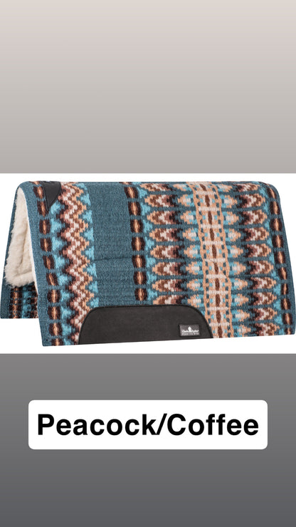 Classic Equine SensorFlex Blanket Top Straight Saddle Pad- 1" Thick