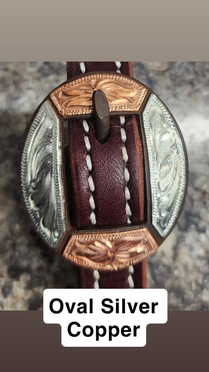 Cowperson Tack Slit Ear Headstall 5/8"