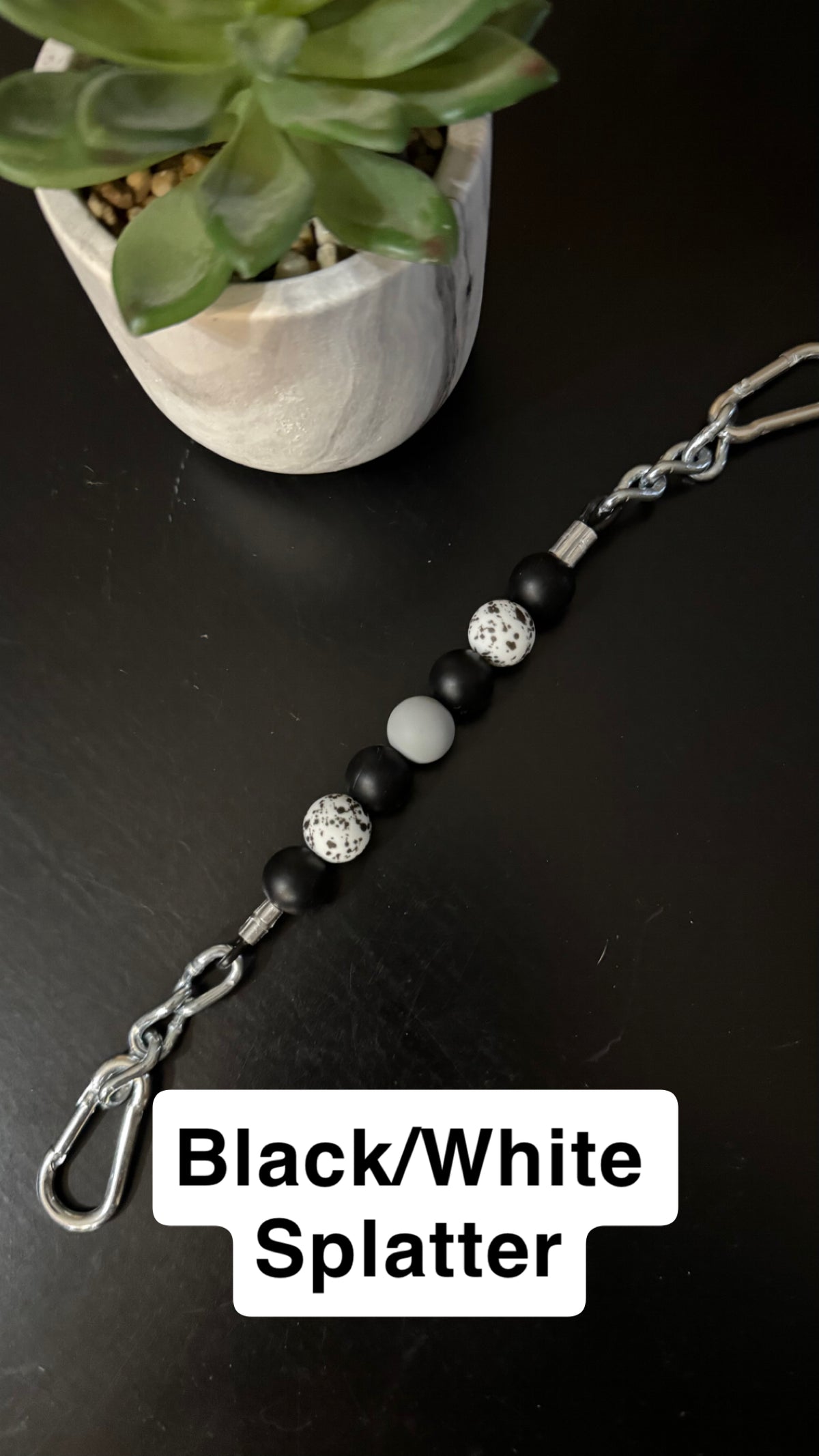 Silicone Bead Curb Strap
