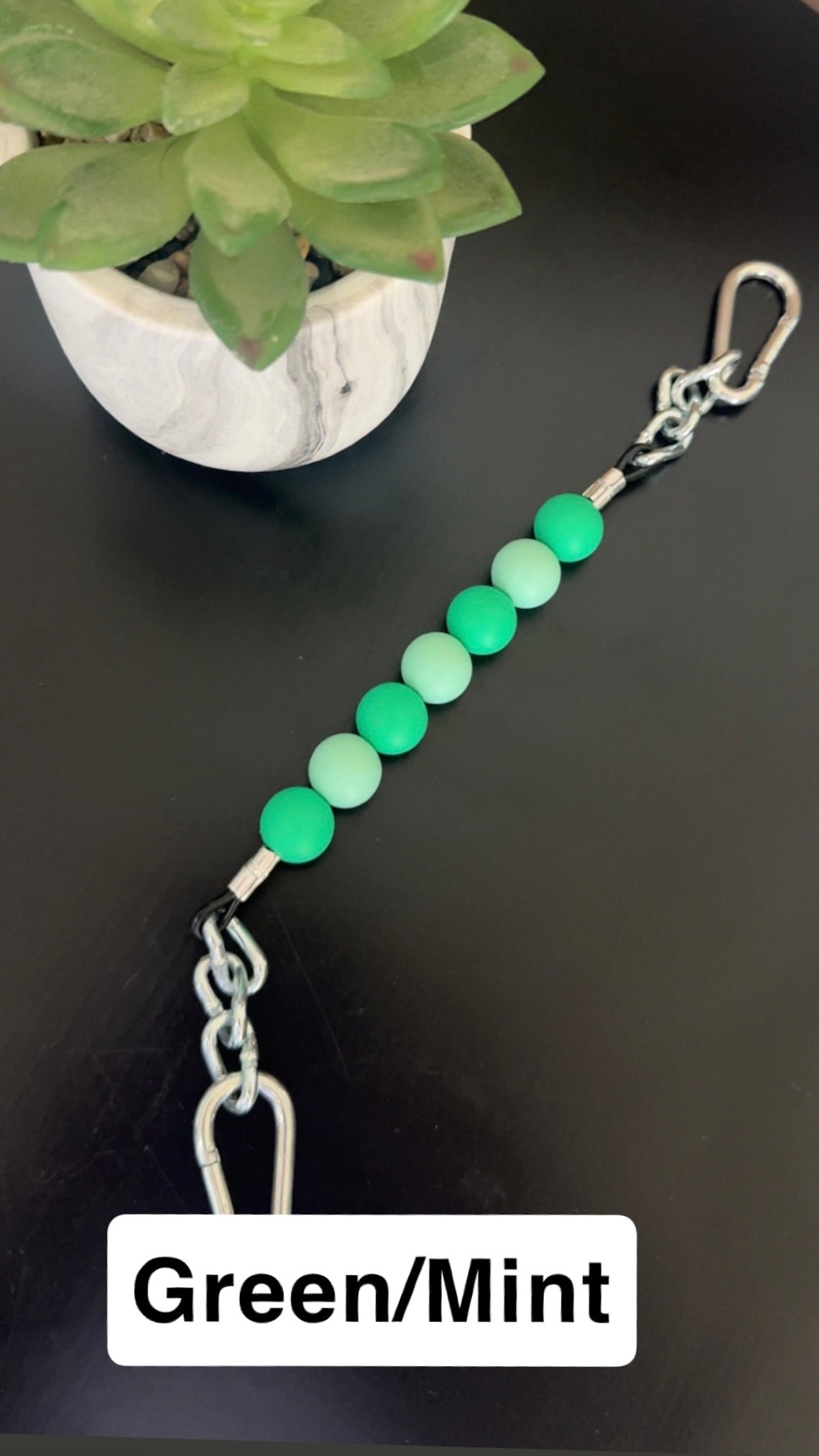 Silicone Bead Curb Strap