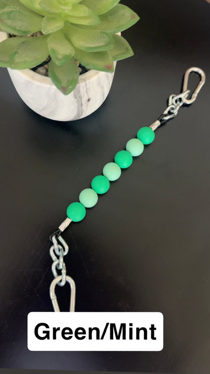 Silicone Bead Curb Strap