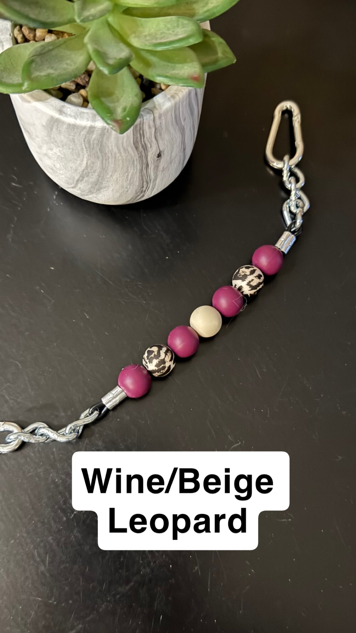 Silicone Bead Curb Strap