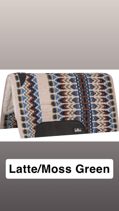 Classic Equine SensorFlex Blanket Top Straight Saddle Pad- 1" Thick