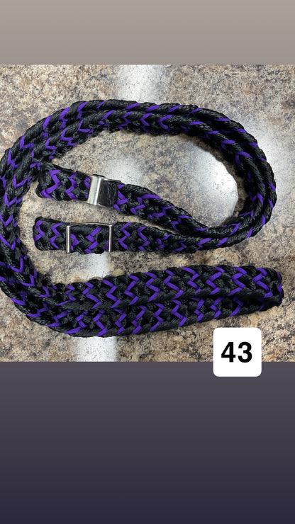 Gale Beebe 9 Strand Barrel Rein