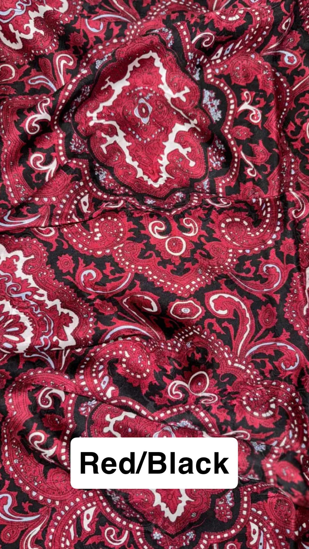 Wyoming Traders Paisley Silk Wild Rag